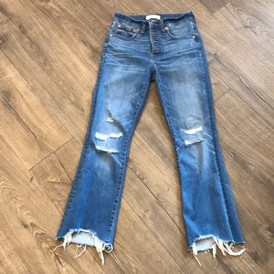 Madewell Bronson wash crop high rise! Brand new!